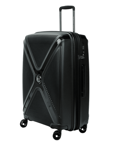 Średnia walizka SwissBags Cross-Box 67 cm czarny