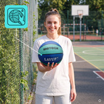 Piłka do koszykówki Meteor Layup 7 niebieski