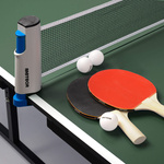 Zestaw stół do tenisa stołowego Meteor zielony plus siatka rollnet, 2 rakietki, 3 piłeczki