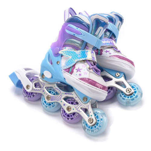 Rolki 4w1 Meteor dla dzieci M 34-37 Mermaid