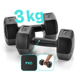 Zestaw hantli cementowych 2x3 kg Meteor