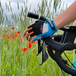 Bike gloves Meteor Gel GX36 S blue/orange