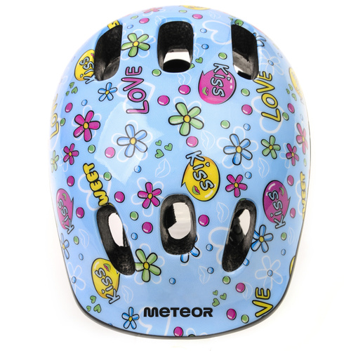 Kask rowerowy dla dzieci Meteor MV6-2 S 48-52 cm Kiss Love