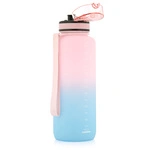 Bidon sportowy Meteor 1500 ml różowy/niebieski