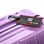 SwissBags Tourist Cabin Suitcase 55cm Purple