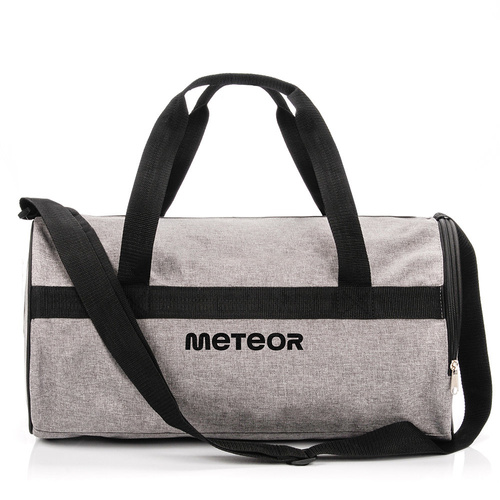 Fitness bag Meteor Siggy 25 l melange grey/black