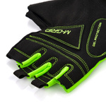 Bike gloves Meteor Gel GX31 XL green