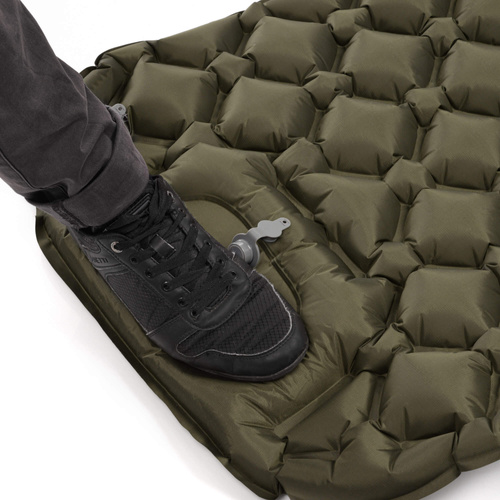 Ultralight mat with pump Meteor 190×56×4 olive