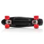 Deskorolka Meteor plastikowa czarny/czerwony/srebrny