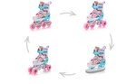 Inline skates Meteor 4in1 Rainbow M 34-37