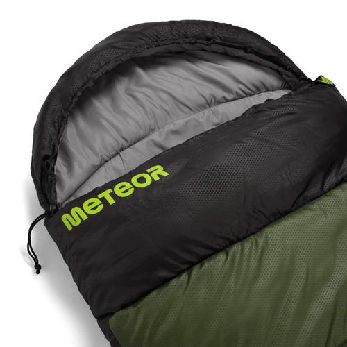 Sleeping bag Meteor Bombay L green/black