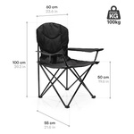 Meteor Hiker folding chair black