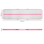 Nadmuchiwana ścieżka akrobatyczna Meteor 400 cm różowy