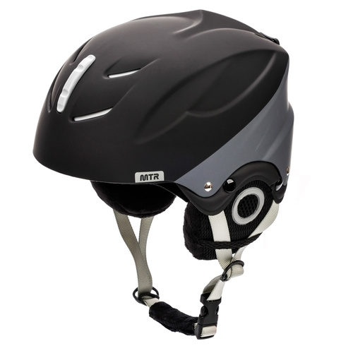 Ski helmet Meteor Lumi L 58-61 cm black / gray