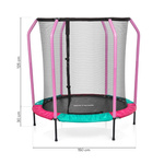 Trampoline  for kids Meteor TRP-55 150 cm pink