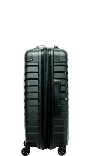 SwissBags Diamond cut medium case 67 cm metallic black