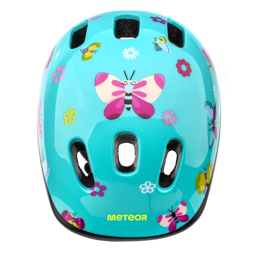 Kids bike helmet KS06 S 48-52 cm Butterflies