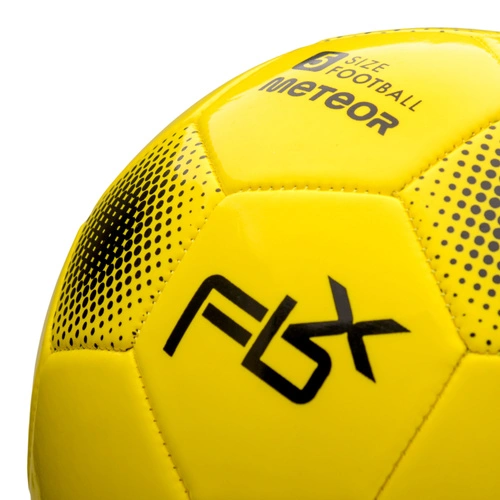 Piłka nożna Meteor FBX 5 neonowy żółty