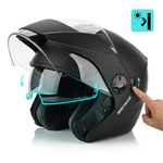 Kask motocyklowy Meteor Hekato L 59-60 cm czarny