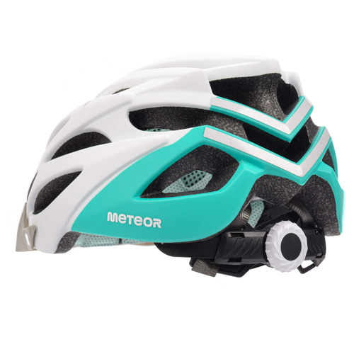 Kask rowerowy Meteor Marven L 58-61 cm biały/miętowy