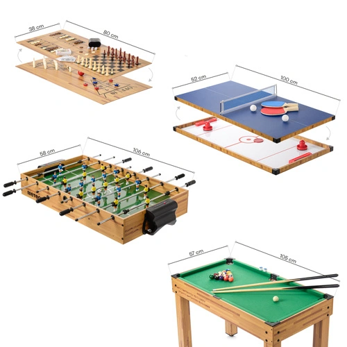 Meteor 10-in-1 Game Table + 2 games for free