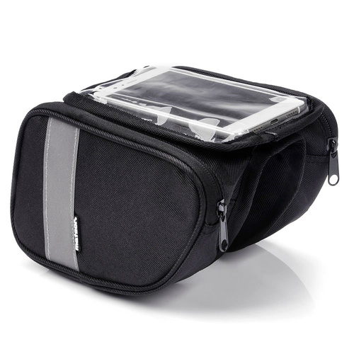 Bicycle top tube bag with mobile phone pocket Meteor Torys