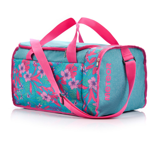 BAG FITNESS METEOR WIDAR 40L BLUE/PINK FLOWER