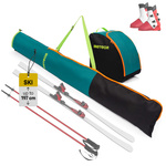 Ski set Meteor Norse green/black