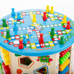 Wooden educational cube