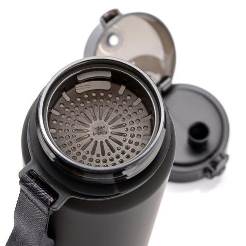 Sports water bottle Meteor 1000 ml black