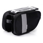 Bicycle top tube bag with mobile phone pocket Meteor Torys