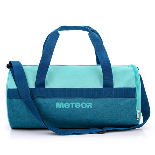 Torba fitness Meteor Siggy 25 l niebieski/miętowy
