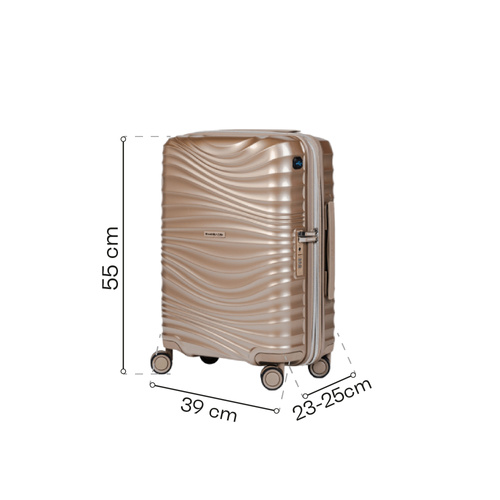 Swissbags Cruise cabin case 55 cm champagne