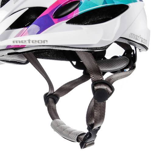 Meteor cycling helmet Shimmer S white in mold