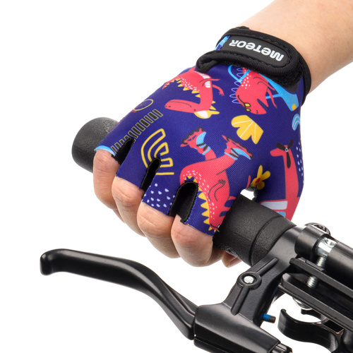 Meteor Kids M Dino cars cycling gloves