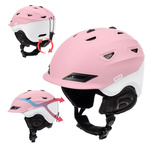 Kask narciarski Meteor Montara M 55-58 cm biały/różowy