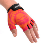 Meteor Kids XS Big flower cycling gloves