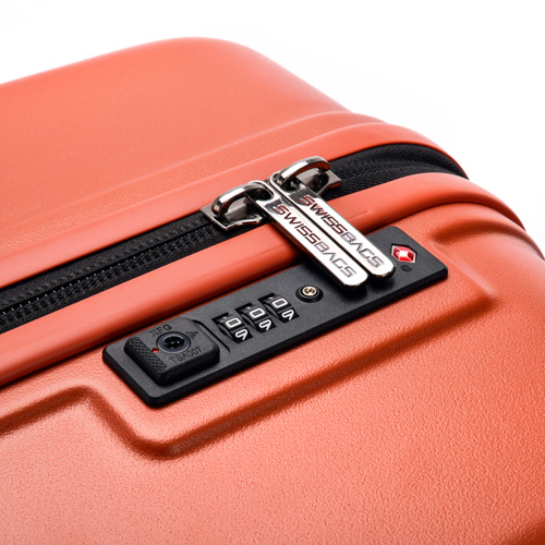 Large Suitcase SwissBags Cosmos 75cm Dark orange