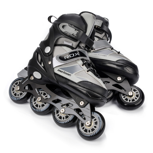 Rolki Meteor L 38-41 Rox szary