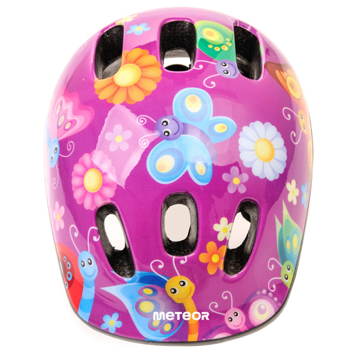 Kask rowerowy dla dzieci Meteor MV6-2 S 48-52 cm Butterfly