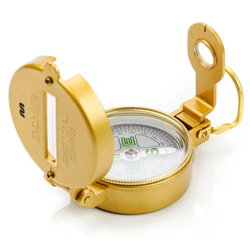 Meteor metal compass round