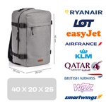 Meteor Hermod backpack 20 l grey melange