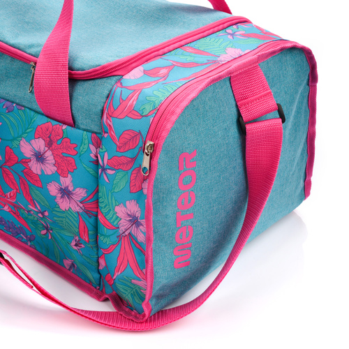BAG FITNESS METEOR WIDAR 40L BLUE/PINK FLOWER
