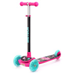 Three-wheel scooter Meteor Funny pink