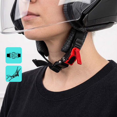 Kask motocyklowy Meteor Hekato L 59-60 cm czarny