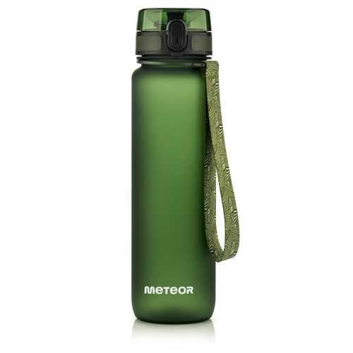 Sports water bottle Meteor 1000 ml dark green