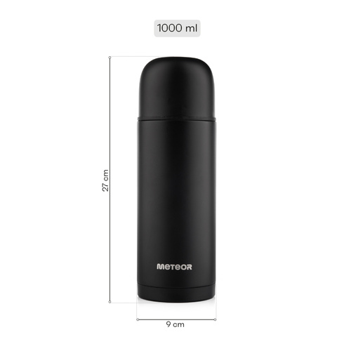 Thermos Meteor 1000 ml black