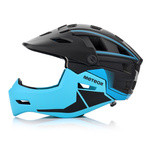 Full-face bicycle helmet Meteor Hydra S 51-55 cm black/blue
