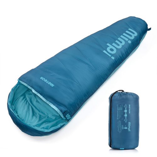 Meteor Mimpi sleeping bag petrol blue/blue
