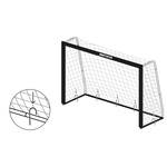Meteor Football Goal 180x120x60 cm black
